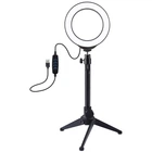 Кільцева USB LED лампа Puluz PKT3031 4.7 "+ настільний штатив
