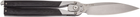 Ніж Artisan Cutlery Kinetic Balisong, D2, G10 Curved Black (27980210) - зображення 2