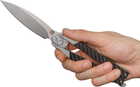 Нож Artisan Cutlery Kinetic Balisong, D2, CF Black (27980211) - изображение 5