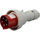 Вилка силова переносна SEZ 400V, 3К + Н + З, 63A, IP67 (IVGN 6353)