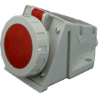 Розетка настінна ETI IP67 32A 3P+PE 400V ETI EZH-3243 4482044 силова (стаціонарна)