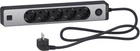 Сетевой удлинитель Schneider 5 розеток + 2 USB 1.5 м Black (ST945U1BA)