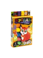 Крейда для малювання на асфальті, конусної форми, 6 кольорів DANKO TOYS (MEL-01-04U)