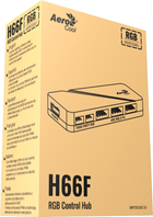 Хаб для управления RGB подсветкой Aerocool H66F 6 x 6-pin ARGB + 2 x 3 ...