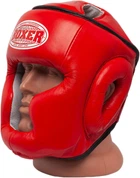 Шлем тренировочный каратэ Boxer Элит 2036 кожвинил