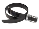 Ремень из кожи крокодила Ekzotic Leather Черный (crb09_1)