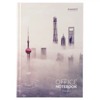 Записна книга Axent Shanghai А4 192 аркушів в клітинку Світло-сіра (8423-24-a)