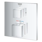 Внешняя часть смесителя без скрытой части GROHE GROHTHERM CUBE хром латунь 158мм 24154000