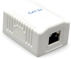 Розетка однопортовая Cablexpert RJ-45, 5E cat, внешняя (NCAC-1U5E-01)