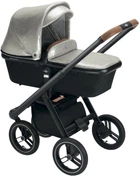 Универсальная коляска 2 в 1 Neonato Puro Urban Серебристая на черной раме (N900-76/A) (8005549409040)