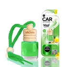 Ароматизатор в автомобиль подвесной с ароматом Лимона 6мл Aroma Car Wood LEMON (63108)