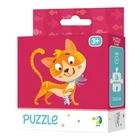 Детский пазл "Котенок и мышка" DoDo Toys 300112, 16 элементов