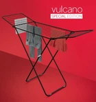 Сушилка METALTEX VULCANO для белья 180x55x100 см черное эпоксидное покрытие (407502 032)