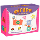 Детская настольная игра "Фигуры и формы" 0581 от 3 лет