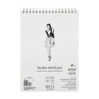 Альбом для маркеров A5 Smiltainis AUTHENTIC 100г/м2 на спирали 40л (4770644588016)