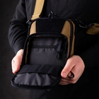 Тактична сумка-кобура для прихованого носіння Scout Tactical EDC «Tac-box» Cyot-black - зображення 8