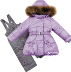 Комплект пуховой (куртка + полукомбинезон) Baby Line Z74-15 98 см Серо-сиреневый ($AE076804)