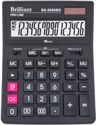 Калькулятор Brilliant Електронний 16-розрядний (BS-8886BK)