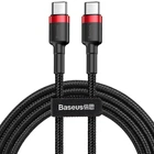 Кабель Baseus Cafule Cable Type-C to Type-C PD2.0 60W 20V 3A 1m CATKLF-G91 Black-Red