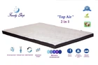 Тонкий матрац на диван (футон, топер) Family Sleep "TOP AIR 2 in 1" (8см, 4/3) 65х190