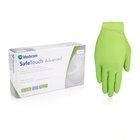 Перчатки нитриловые текстурированные Medicom M 100 шт/уп Зеленые (MedicomзеленыеM) - изображение 1