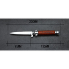 Выкидной нож стилет B-84 коричневый - изображение 4