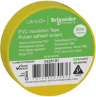 Ізострічка Schneider Electric ПВХ 19 мм х 20 м Жовта (2420101)