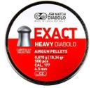 Пули JSB Diabolo EXACT HEAVY 4,5mm. 500шт. 0,670г. - изображение 1
