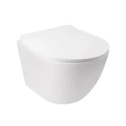 Унитаз подвесной Qtap Jay ULTRA QUIET с сиденьем SLIM DUROPLAST/ SOFT-CLOSE/ QUICK RELASE QT07335177W
