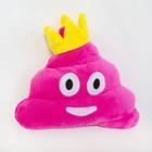 Мягкая игрушка Weber Toys смайлик emoji Принцесса какашка 16 см