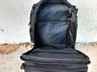 Велика тактична сумка-рюкзак месенджер барсетка Чорна - зображення 7