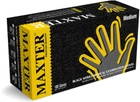 Перчатки нитриловые одноразовые нестерильные без пудры Maxter 5.0 Mil размер M 100 шт - 50 пар Черные (9555002107123) - изображение 1