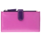 Кошелек женский кожаный малиновый Visconti 100 RB berry multi