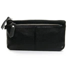 Жіноча шкіряна сумочка Cosmetic bag A-00276-1 black