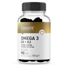 Вітаміни OstroVit Omega 3 D3+K2 90 кап (4384303221)