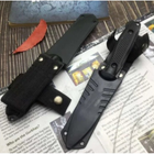 Нож Нескладной Kyu Line Knife A470-15+ из стали 5 cr15mov+ чехол в комплекте - изображение 4