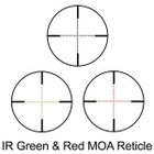 Приціл оптичний Barska Level 6-24x56 (IR MOA R/G) + Rings - зображення 3