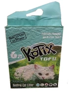 Наповнювач для котячого туалету Тофу класичний без запаху Kotix Tofu 6 л