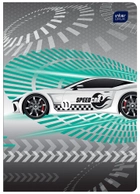 Набор тетрадей ученических 20 шт Interdruk Premium Speed Cars А5+ в линию 12 листов (4 дизайна) (298669) - изображение 2