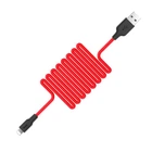 Кабель USB HOCO X21 Plus Silicone Lightning (2A) (1M) Червоний