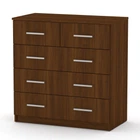 Комод 2+3 Компанит Орех экко 81х41,4х82,8 см