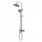 Душевая система GLOBUS LUX ONTARIO GLO-0005 с верхним душем латунь хром 000018465