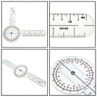 Гониометр линейка для измерения подвижности суставов 320 мм 360° - изображение 5