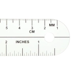 Гоніометр лінійка для вимірювання рухливості суглобів 320 мм 360° - зображення 8