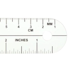 Гоніометр лінійка для вимірювання рухливості суглобів ЛК 320 мм 360° - зображення 8