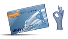 Перчатки Виниловые Неопудренные MEDIOK Синие S (100 шт) - изображение 1