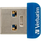 USB флеш накопитель Verbatim 16GB Store 'n' Stay NANO Blue USB 3.0 (98709)