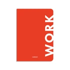 Блокнот ORNER Work А5 144 листа в клеточку Красный