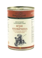 Консервированный корм для собак Hubertus Gold Ягненок и говядина с пастернаком и кольраби