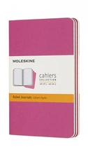 Набір зошитів Moleskine Cahier кишеньковий 9 х 14 см в лінію кінетичний рожевий